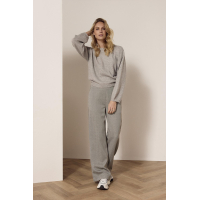 Tramontana Broek Fancy Herringbone Mid Grey